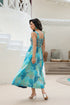Printed Fit and Flared Ethnic Dresses